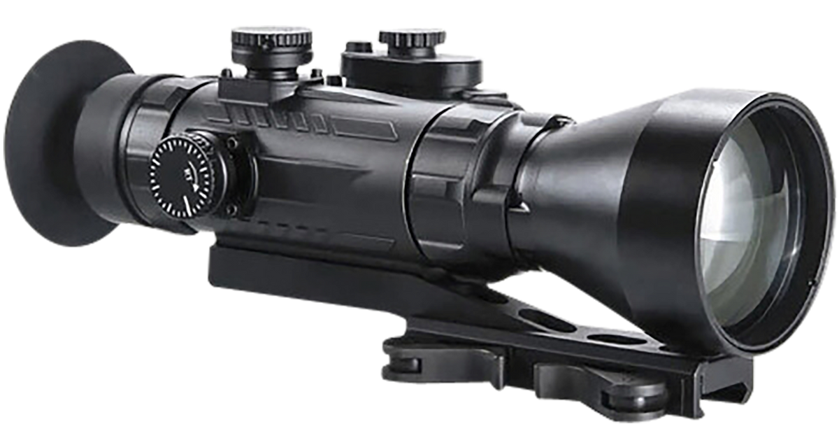 AGM Global Vision Wolverine Pro-4 3APW 4x 70mm Gen 3 Auto-Gated White Phosphor Night Vision Rifle Scope - Matte Black