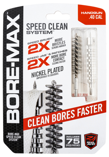 Real Avid Bore-Max Speed Clean Upgrade Set .40 Cal Pistol