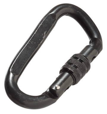 Muddy Carabiner Safety Harness Black Steel One Size 300 lb