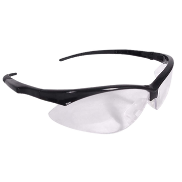 Radians Outback Shooting Glasses Clear Lens Anti-Fog Black Frame