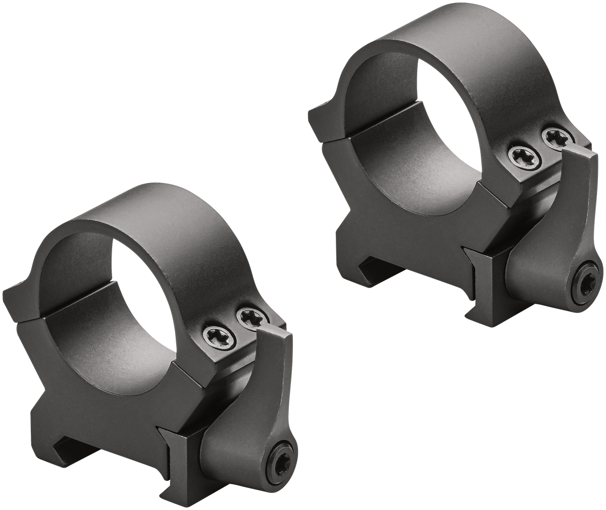Leupold QRW2 Cross-Slot 34mm Medium Matte Black Scope Ring Set
