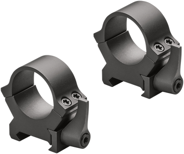 Leupold QRW2 Cross-Slot 34mm Medium Matte Black Scope Ring Set
