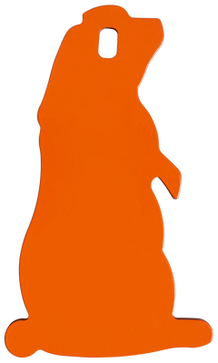 Champion Targets Impact Steel Prairie Dog Rimfire Target Orange