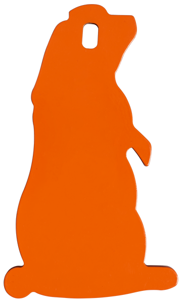 Champion Targets Impact Steel Prairie Dog Rimfire Target Orange