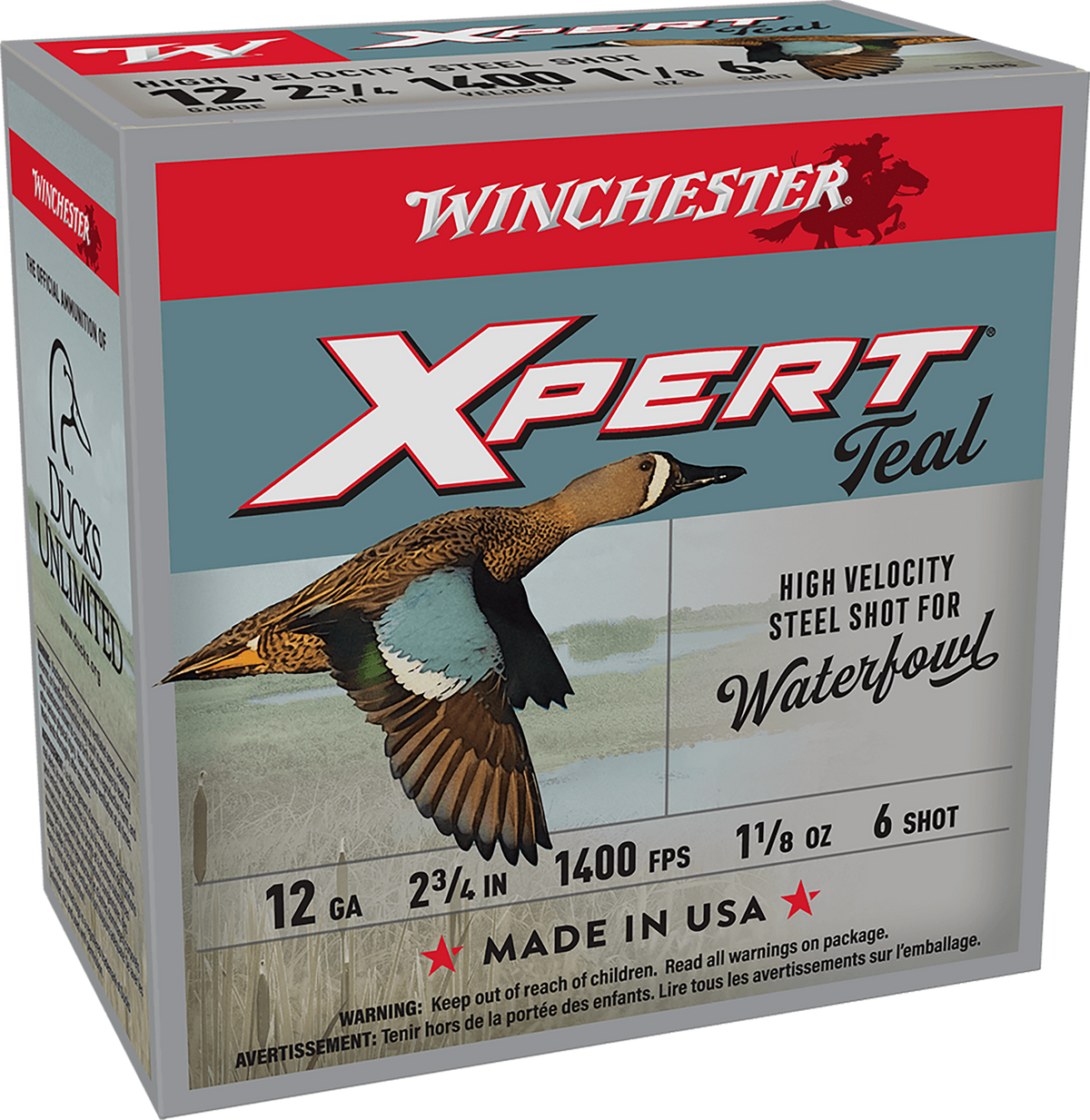 Winchester Ammo Super-X Xpert HV 12 Gauge 2.75" 1-1/8 oz #6 Shot 25 Rd - Box or Case