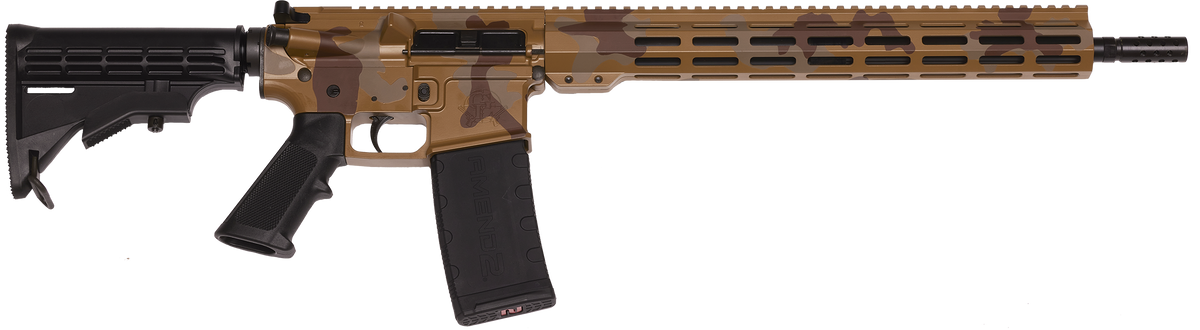Great Lakes Firearms GL15 Mission 223 Wylde 16" 30+1 Semi-Auto Rifle - Sahara Camo
