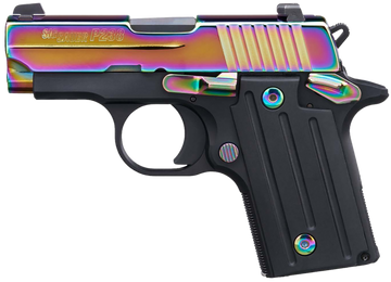 Sig Sauer P238 380 ACP 2.7" 6+1 Rainbow Titanium PVD SAO Pistol