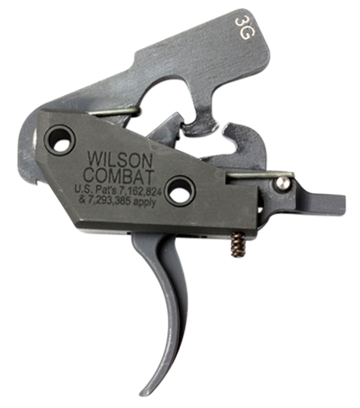 Wilson Combat TRTTU3G Tactical Trigger Unit 3-Gun Drop-In Trigger 3.5-4 lb Black - AR-15/AR-10