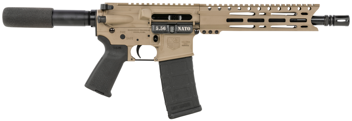Diamondback DB15 AR Pistol 5.56x45mm NATO 10" 30+1 Semi-Auto - Flat Dark Earth