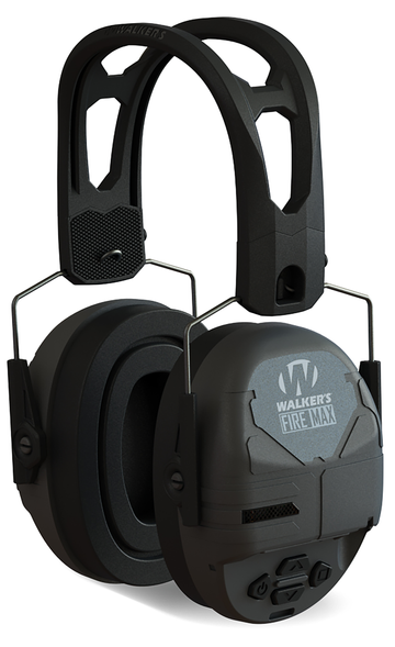 Walkers Game Ear Firemax Digital Muff Over the Head Black Polymer