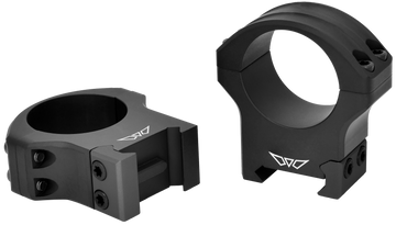 Warne 8515M HyperLite 30mm High Matte Black Scope Rings - Maxima/Weaver/Picatinny