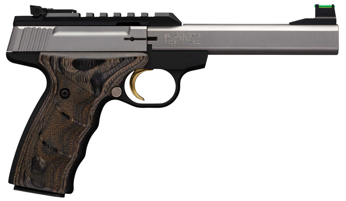 Browning Buck Mark Plus 22 LR 5.5" 10+1 SAO Pistol - UDX Stainless