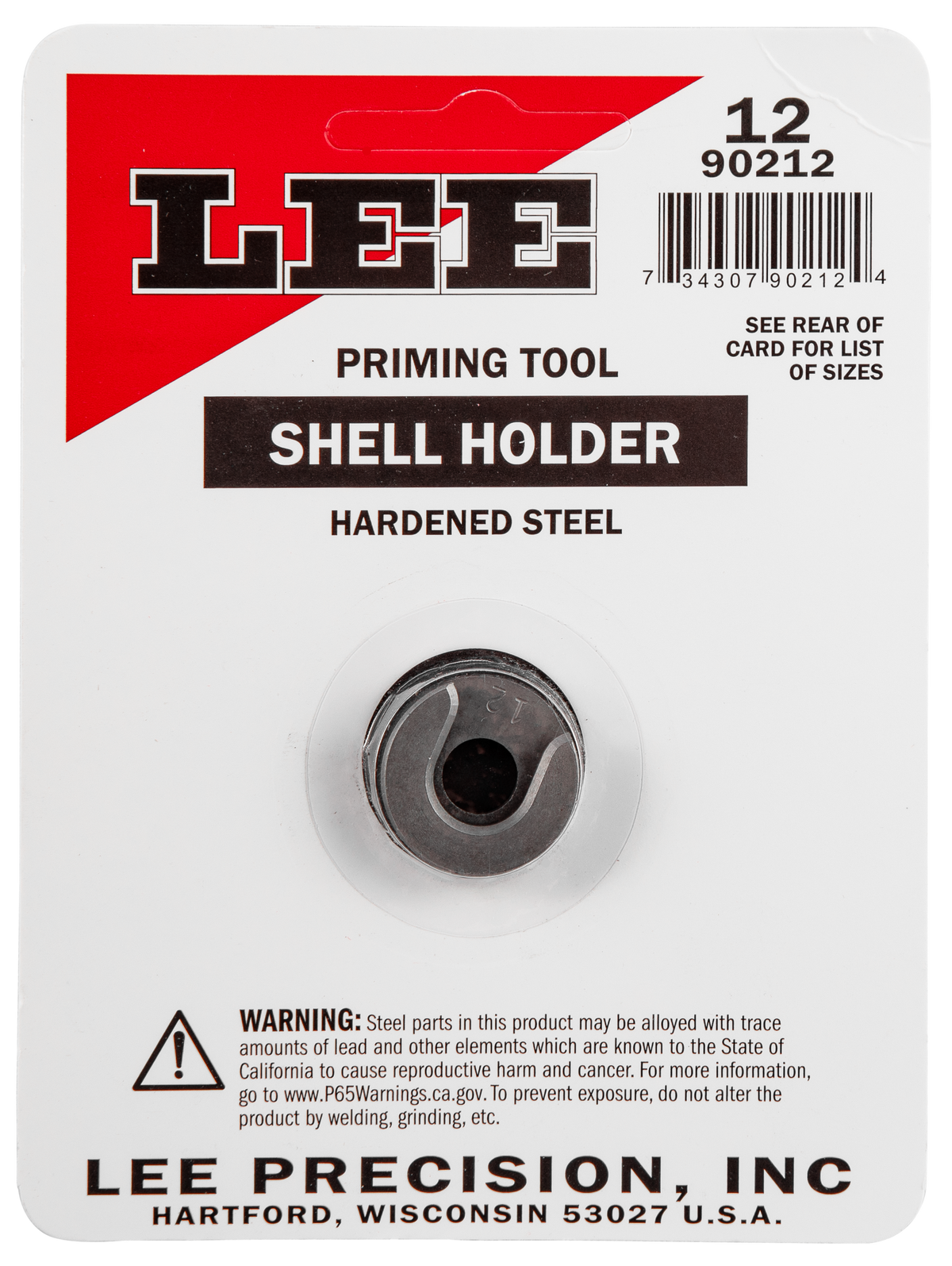 Lee 90212 Shell Holder AP Only 22 WMR #12