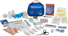 Adventure Medical Kits Mountain Series Explorer Medical Kit 1-4 People Water Resistant Blue