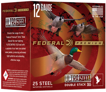Federal Premium Ultra Steel 12 Gauge 3" 1-1/4 oz #2 Shot Shotshells - Box or Case