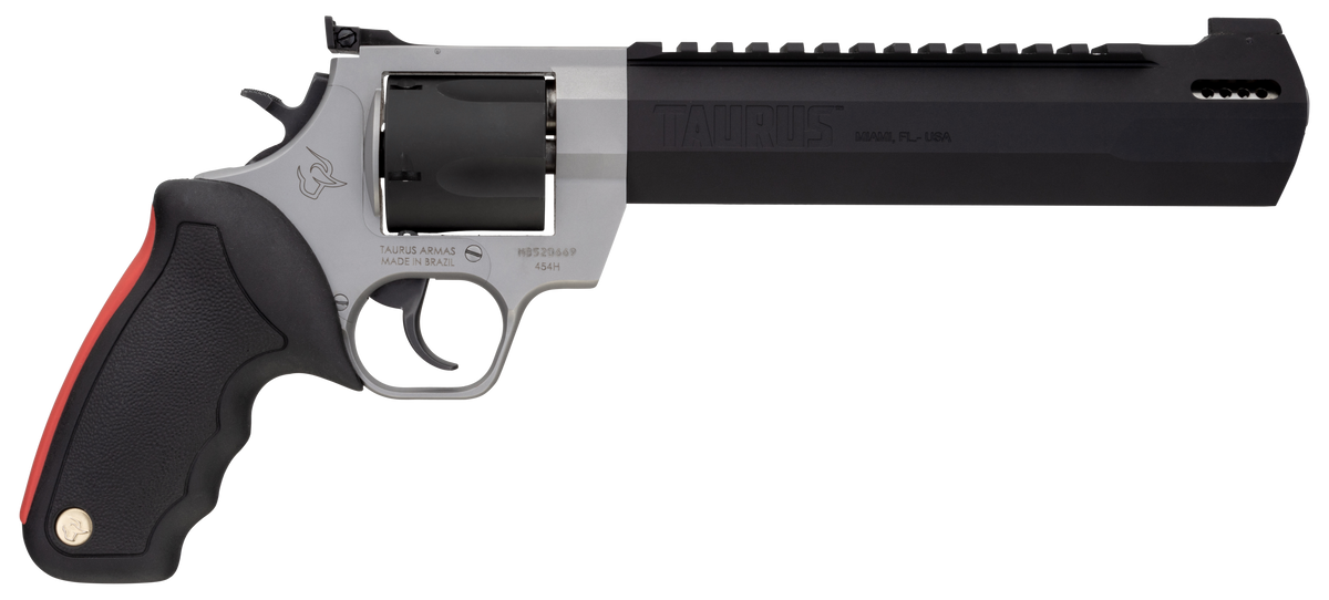 Taurus Raging Hunter 454 Casull 8.37" 5-Shot DA/SA Revolver - Matte Stainless / Black