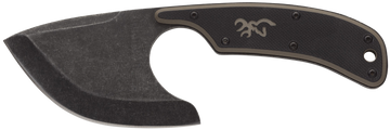 Browning Cutoff 2.50" Fixed Skinner Plain Edge 9Cr14MoV SS Black/Tan G10