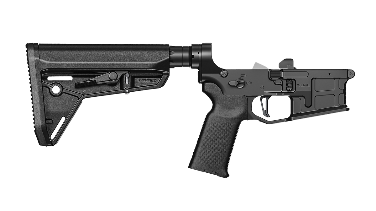 Radian Weapons A-DAC 15 AR-15 Complete Lower Receiver SBA3 Flat Trigger Ambidextrous - Radian Black