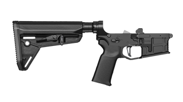 Radian Weapons A-DAC 15 AR-15 Complete Lower Receiver SBA3 Flat Trigger Ambidextrous - Radian Black