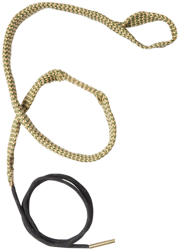 Hoppes BoreSnake Den 257/6.5mm Rifle Bore Cleaner Rope - Bronze Brush