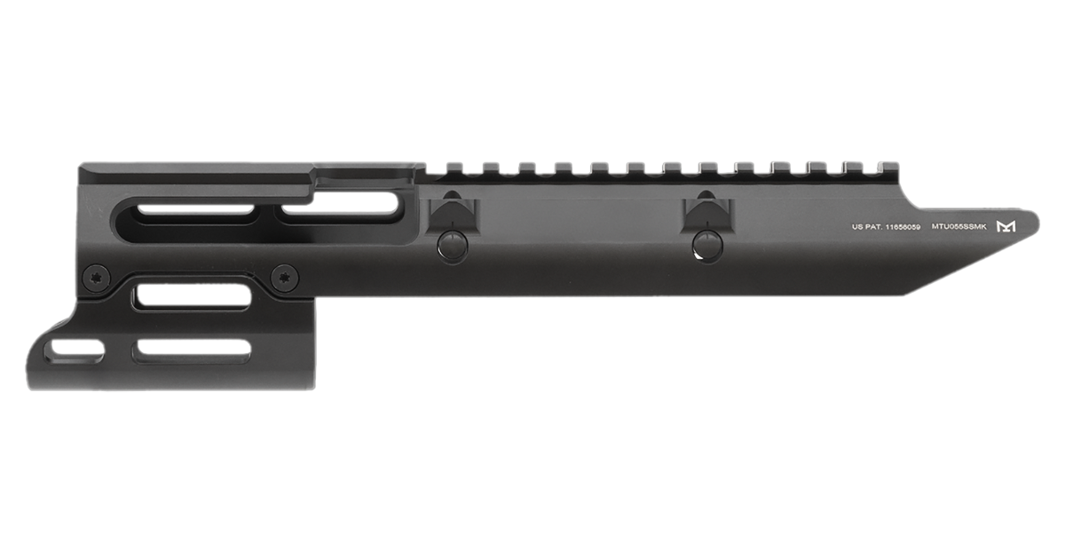 Leapers UTG PRO MP5K 9mm Monolithic M-LOK Aluminum Handguard - Graphite Black