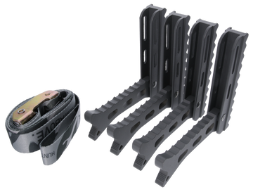 Hawk Helium Steps 20" 4-Pack with Strap Black Aluminum Climbing Sticks