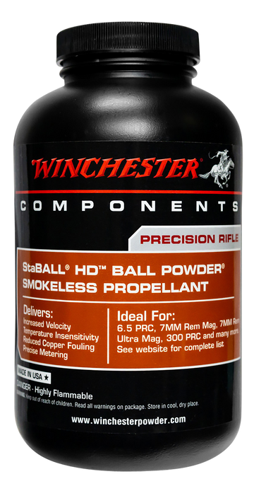 Winchester Powder StaBALL HD Smokeless Rifle Powder 1 lb