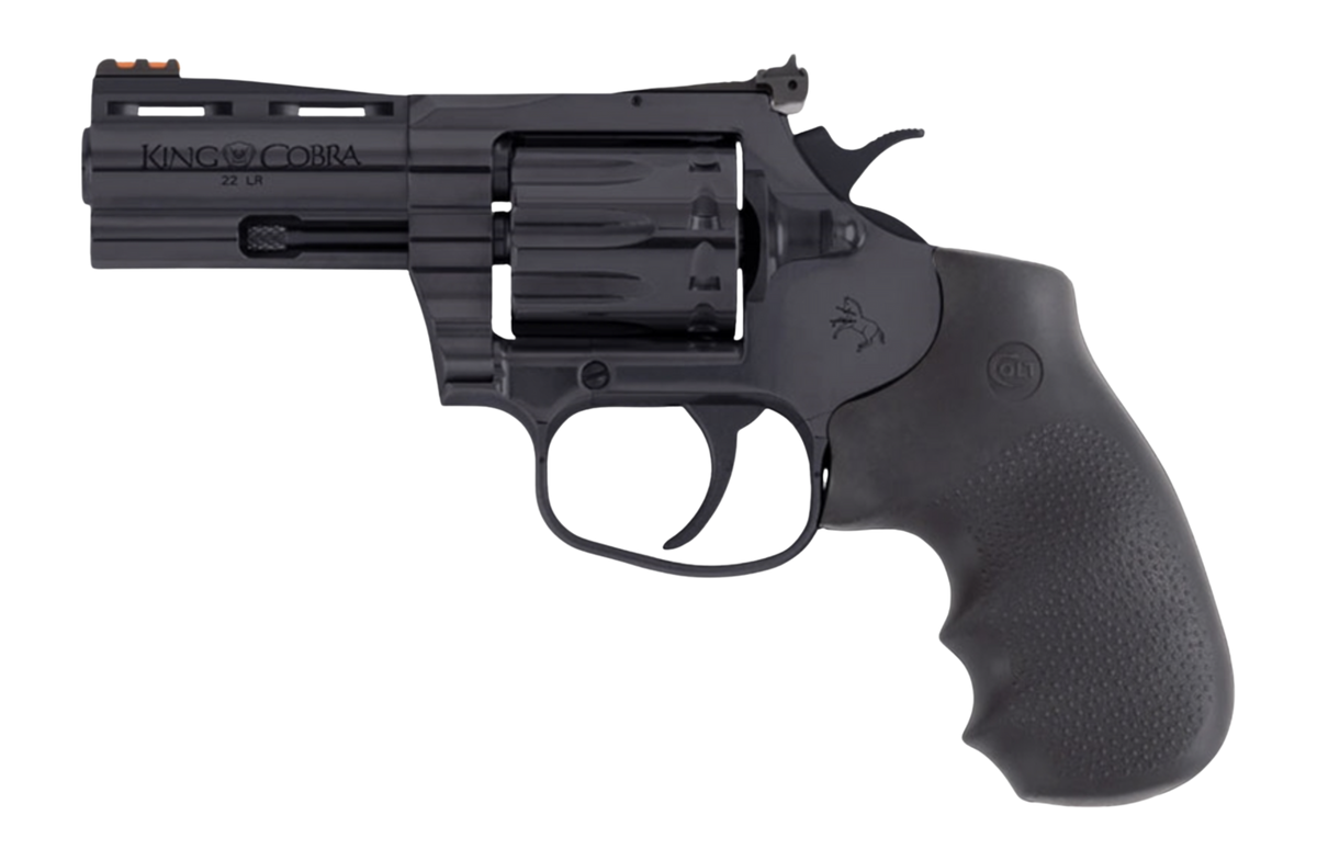 Colt Mfg King Cobra Target 22 LR 3" 10-Rd DA/SA Revolver