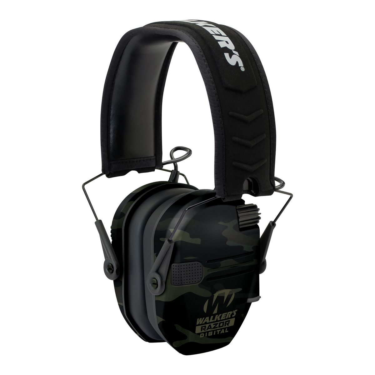 Walkers Game Ear Razor PRO Digital Electronic Muff 23 dB Over the Head Multi-Cam/Black Polymer