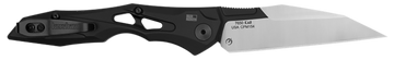 Kershaw Launch 13 Automatic 3.5" Folding Wharncliffe Plain Black Cerakote CPM-154 Blade Black Anodized Aluminum Handle