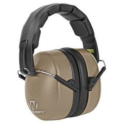 Walkers Game Ear Extra Range Passive Muff 30 dB Folding Flat Dark Earth/Black Polymer