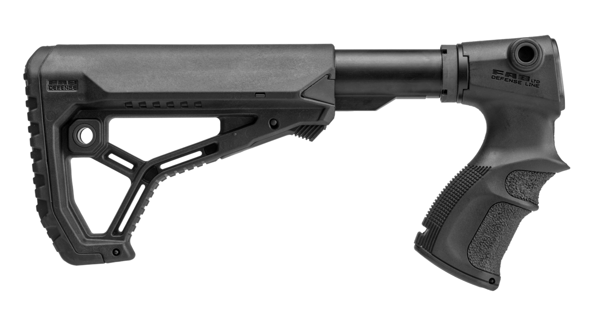 FAB Defense FX-AGR870FK M4 Collapsible Buttstock Remington 870 Black Polymer