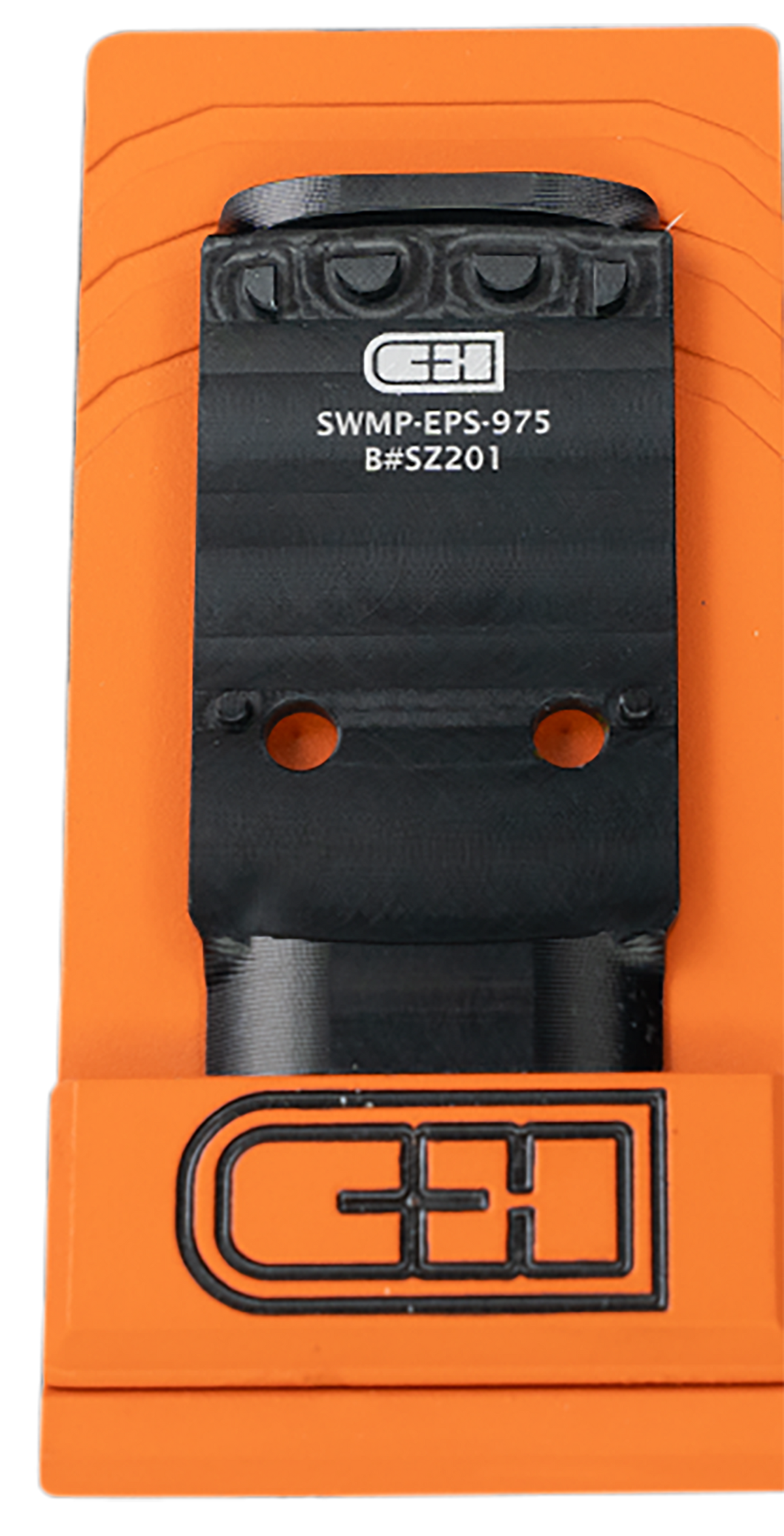 C&H Precision SWMPEPS975 Red Dot Optic Mount Plate S&W M&P 2.0 C.O.R.E. Black Anodized Aluminum - Holosun EPS/EPS Carry Footprint