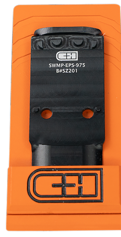 C&H Precision SWMPEPS975 Red Dot Optic Mount Plate S&W M&P 2.0 C.O.R.E. Black Anodized Aluminum - Holosun EPS/EPS Carry Footprint