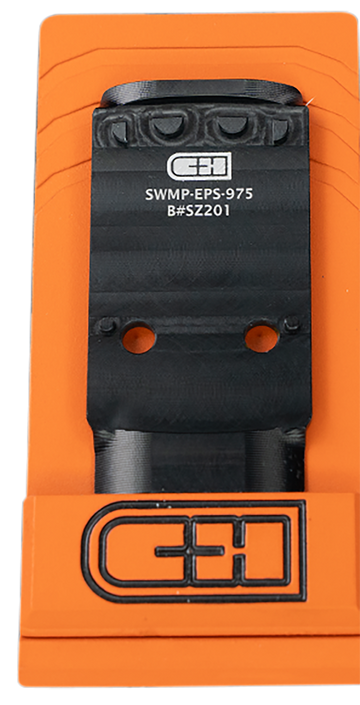 C&H Precision SWMPEPS975 Red Dot Optic Mount Plate S&W M&P 2.0 C.O.R.E. Black Anodized Aluminum - Holosun EPS/EPS Carry Footprint