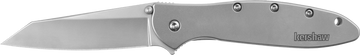 Kershaw Leek 1660R Random 3" Folding Reverse Tanto Plain 14C28N Bead Blasted - Silver Stainless Steel Handle