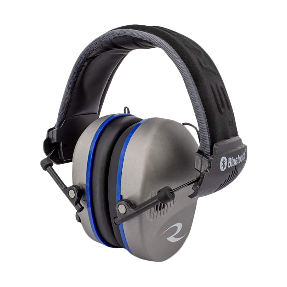 Radians R-3700 Quad Mic Electronic Earmuff 24 dB NRR Polymer Over the Head Pewter/Black - 1 Pair