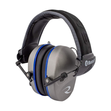 Radians R-3700 Quad Mic Electronic Earmuff 24 dB NRR Polymer Over the Head Pewter/Black - 1 Pair