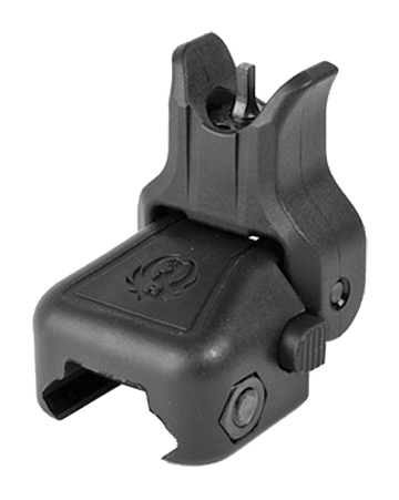 Ruger 90414 Rapid Deploy Front Sight - Folding Polymer Black for SR-22/SR-556/SR-762