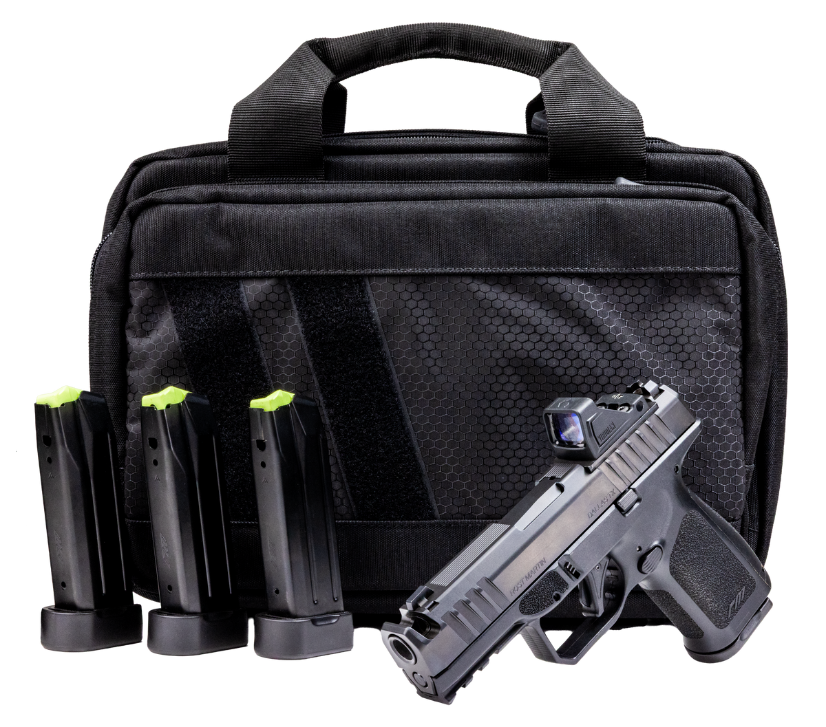 Rost Martin RM1C 9mm Luger 4" 10+1 Striker-Fired Pistol - Compensated - CA Compliant - Black