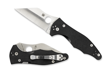 Spyderco C85GP2 Yojimbo 2 3.20" Wharncliffe Plain Satin CPM S30V G10 Black Handle Folding