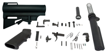DPMS Panther Arms CAR Blade AR-15 Pistol Lower Build Kit - CAR-15 Brace & A2 Grip, Black