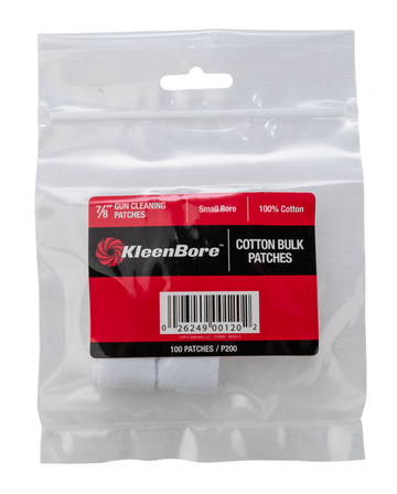 Kleen-Bore P200 Super Shooter .17/.177/.200/.204 Cal Small Bore Rifle Cleaning Patches 7/8" 100-Pack