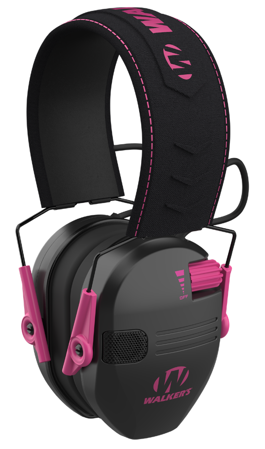 Walkers Game Ear Razor Compact Electronic Muff 23 dB Youth/Women's - Pink