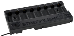Streamlight 20234 8-Unit Bank Charger SL-B9/CR123A Battery 100V/120V AC - Black
