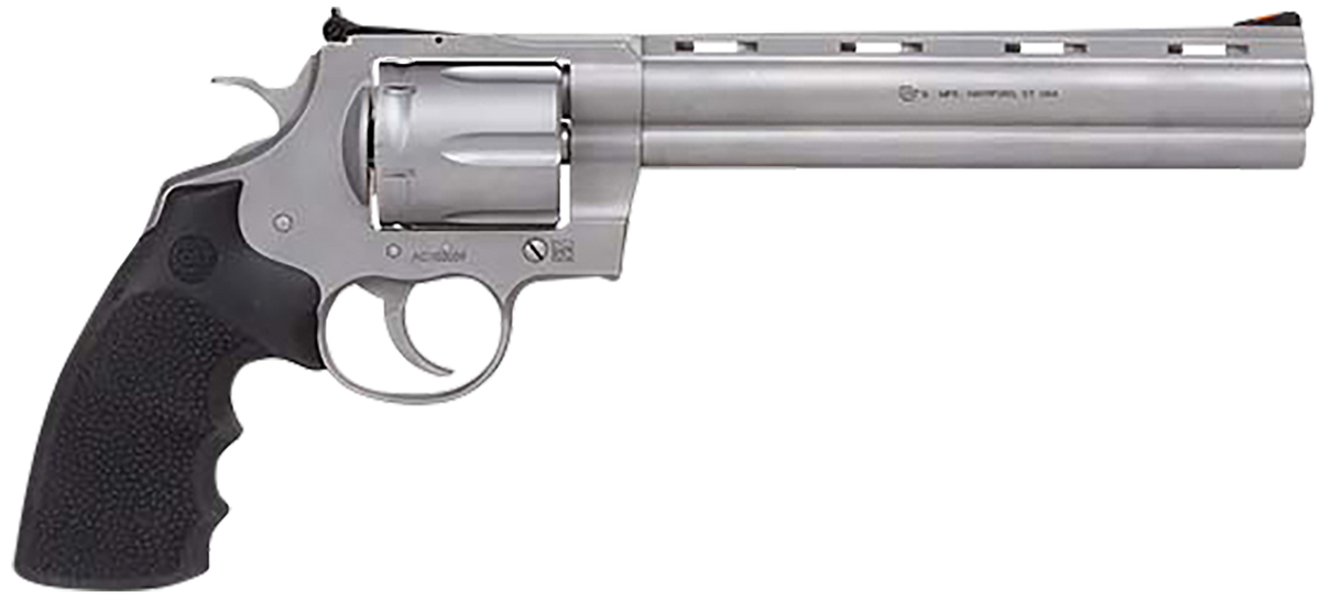Colt Mfg Python 357 Mag/38 Special 8" 6rd DA/SA Revolver - Bead Blasted Stainless