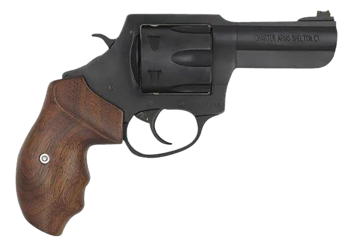 Charter Arms Professional 32 H&R Mag 3" 7-Shot SAO Revolver - Walnut