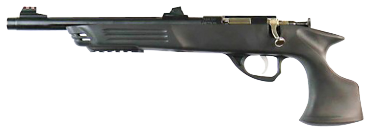 Crickett KSA793 Adult Pistol 22 WMR 10.50" Threaded 1-Rd Bolt Action Pistol - Blued/Black Synthetic