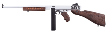 Thompson TM1C5 Navy 250th Anniversary 45 ACP 16.5" 30+1 Semi-Auto Rifle - Arctic White & Savage Stainless Cerakote