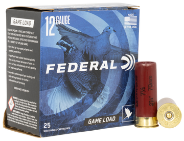 Federal Game-Shok Upland 12 Gauge 2.75" 1 oz 7.5 Shot 25 Rd - Box or Case